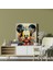 Geometrik Yapısöküm Mickey Mouse Kübist Kanvas Tablo, 30 x 30 cm 2
