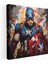 Marvel Sembolizmi Kanvas Tablo, 30 x 30 cm 1