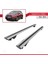 Suzuki Sx4 S-Cross 2013-2020 Arası ile Uyumlu Hook Model Anahtar Kilitli Ara Atkı Tavan Barı Gri 4