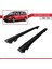 Volkswagen Touran 2010-2015 Arası ile Uyumlu Hook Model Anahtar Kilitli Ara Atkı Tavan Barı Siyah 4