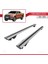 Ford Ranger 2011-2022 Arası ile Uyumlu Hook Model Anahtar Kilitli Ara Atkı Tavan Barı Gri 4