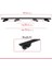 Fiat Panda 2003-2011 Arası ile Uyumlu Hook Model Anahtar Kilitli Ara Atkı Tavan Barı Siyah 3