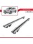 Kia Ceed Sw 2012-2018 Arası ile Uyumlu Hook Model Anahtar Kilitli Ara Atkı Tavan Barı Gri 4