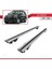 Kia Sorento 2002-2009 Arası ile Uyumlu Hook Model Anahtar Kilitli Ara Atkı Tavan Barı Gri 4