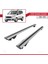 Ford Tourneo Courier 2014-2017 Arası ile Uyumlu Hook Model Anahtar Kilitli Ara Atkı Tavan Barı Gri 4
