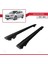 Kia Ceed Sw 2012-2018 Arası ile Uyumlu Hook Model Anahtar Kilitli Ara Atkı Tavan Barı Siyah 4