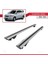 Ssangyong Rodius 2004-2013 Arası ile Uyumlu Hook Model Anahtar Kilitli Ara Atkı Tavan Barı Gri 4