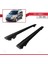 Opel Combo (D) 2011-2018 Arası ile Uyumlu Hook Model Anahtar Kilitli Ara Atkı Tavan Barı Siyah 4