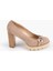 Odette Bej Kadın Topuklu Loafer 1