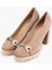 Odette Bej Kadın Topuklu Loafer 2