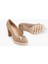 Odette Bej Kadın Topuklu Loafer 4