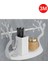 Yapışkanlı Beyaz Yaprak Desenli Banyo Düzenleyici, Mutfak Düzenleyici, Banyo Organizer 3m Yapışkanlı Tasarım MT85B 5