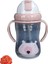 300ML Silikon Eğitim Sızdırmaz Bardaklar Süt Bebekler Su Biberon Saman Emme Kolları Içme Içme Geniş Ağız | Şişeler (Yurt Dışından) 1