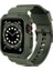 Ordu Yeşil Askı Için Apple Watch Band Için Tampon Vaka ile Engebeli Tam Koruma Band Askı Iwatch | Saat Bandosu (Yurt Dışından) 1