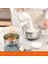 2pcs Kalınlaştırılmış Paslanmaz Çelik Silikon Alt Salata Tenceresi, Ev Pişirme Aletleri Yumurta Çırpıcı Salata Kase Pişirme Seti (Yurt Dışından) 3