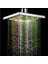 LED Duş Başlığı Banyo Aksesuarları Renkli Kafaları Douche Yağış Seti Kare Üst Duş Işık Ev Geliştirme Lambası | Duş Başlıkları (Yurt Dışından) 2