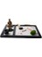 Mini Zen Garden Kum Tepsi Seti 3 Izgaralar Buda Heykelleri Zen Bahçe Seti Kum Köprüsü Ağacı Sandy Beach Mikro Peyzaj El Sanatları | Figürinler ve Amp;minyatürler (Yurt Dışından) 1