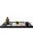 Mini Zen Garden Kum Tepsi Seti 3 Izgaralar Buda Heykelleri Zen Bahçe Seti Kum Köprüsü Ağacı Sandy Beach Mikro Peyzaj El Sanatları | Figürinler ve Amp;minyatürler (Yurt Dışından) 3