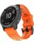 Garmin Fenix 6/6 Pro Fenix 5/5 Pro 22MM, Silika Jel - Turuncu ile Uyumlu Izle Band (Yurt Dışından) 2