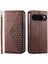 Google Piksel 9 Pro Günlük Kullanım Için Flip Case Standı Cüzdan El Kayışı Eşkenar Dörtgen (Yurt Dışından) 1