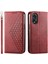 Oppo A38 4g Günlük Kullanım Için Flip Case Cüzdan Eşkenar Dörtgen Şekli Standı El Kayışı (Yurt Dışından) 1