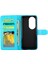 Huawei P50 Pro Kart Tutucu Pu Deri Kickstand Manyetik Için Flip Case (Yurt Dışından) 5