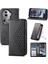 Oppo Oppo 11 Pro 5g Için Flip Case El Kayışı Günlük Kullanım Cüzdan Eşkenar Dörtgen (Yurt Dışından) 1
