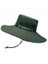 Geniş Kenarlı Balıkçı Şapkası Yaz Bahar Erkek Kova Şapka Yürüyüş Sombrero Gorro Erkek Güneş Şapkası Açık Seyahat Safari Kova Şapka (Yeşil) (Yurt Dışından) 1