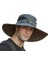 Geniş Kenarlı Balıkçı Şapkası Yaz Bahar Erkek Kova Şapka Yürüyüş Sombrero Gorro Erkek Güneş Şapkası Açık Seyahat Safari Kova Şapka (Yeşil) (Yurt Dışından) 4