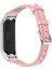 Samsung Galaxy Fit-E / SM-R375 Için Pembe Çerçeveli Pu Timsah Saat Bandı Kayışı (Yurt Dışından) 1