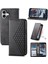 IPhone 16 Için Flip Case Artı Günlük Kullanım Cüzdan El Kayışı Eşkenar Dörtgen Şekli (Yurt Dışından) 1