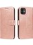 Kredi Kartı Yuvası ile IPhone 12 Mini Yüksek Kaliteli Deri Için Flip Case (Yurt Dışından) 1