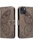 Kredi Kartı Yuvası ile IPhone 13 Mini Yüksek Kalite Deri Için Flip Case (Yurt Dışından) 3