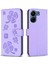 Xiaomi Redmi Için Flip Case Xiaomi Yonca Çiçek Çok Renkli Kart Yuvaları Tutucu (Yurt Dışından) 1