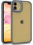 iPhone 12 Şık Görünümlü ve Arkası Şeffaf Flora Premium Kılıf 1