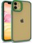 iPhone 12 Şık Görünümlü ve Arkası Şeffaf Flora Premium Kılıf 1