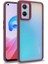 Oppo A96 4g Şık Görünümlü ve Arkası Şeffaf Flora Premium Kılıf 1