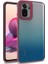 Redmi Note 10 Şık Görünümlü ve Arkası Şeffaf Flora Premium Kılıf 1