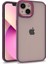 iPhone 13 Şık Görünümlü ve Arkası Şeffaf Flora Premium Kılıf 1
