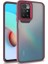 Redmi Note 11T 5g Şık Görünümlü ve Arkası Şeffaf Flora Premium Kılıf 1