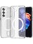 Samsung Galaxy S23 FE Kılıf Şeffaf Simli ve Magsafe Özellikli Şık Dazzle Premium Sert Silicone Case Cover 1
