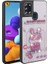 Galaxy A21S Kılıf Parlak Simli Ve Şirin Hayvan Figürlü Whimsy Premium Silicone Case Cover 1