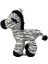 Peluş Oyuncak Sevimli Zebra-Zürafa-Eşşek 30 cm 3 Adet 3