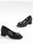 Kadın Siyah Zara Kadın Aksesuarlı Kısa Topuklu Ayakkabı 4