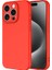Apple İphone 15 Pro Kılıf Yumuşak Doku ve Kadife Dolgulu Clay Premium Silikon Kapak 1
