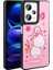 Redmi Note 12 Pro 5G Kılıf Parlak Simli Ve Şirin Hayvan Figürlü Whimsy Premium Silicone Case Cover 1