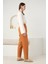 Keten Havuç Pantolon Papaya 9