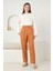 Keten Havuç Pantolon Papaya 10