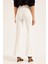 Ekru Bol Paça Pantolon 3
