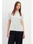 Taş Bisiklet Yaka Taş Detayllı Mini Baskılı T-Shirt 4